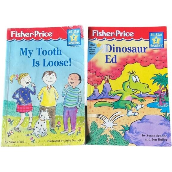 Fisher-Price My Tooth Is Loose! & Dinosaur Ed Childrens Books - Picture 1 of 7
